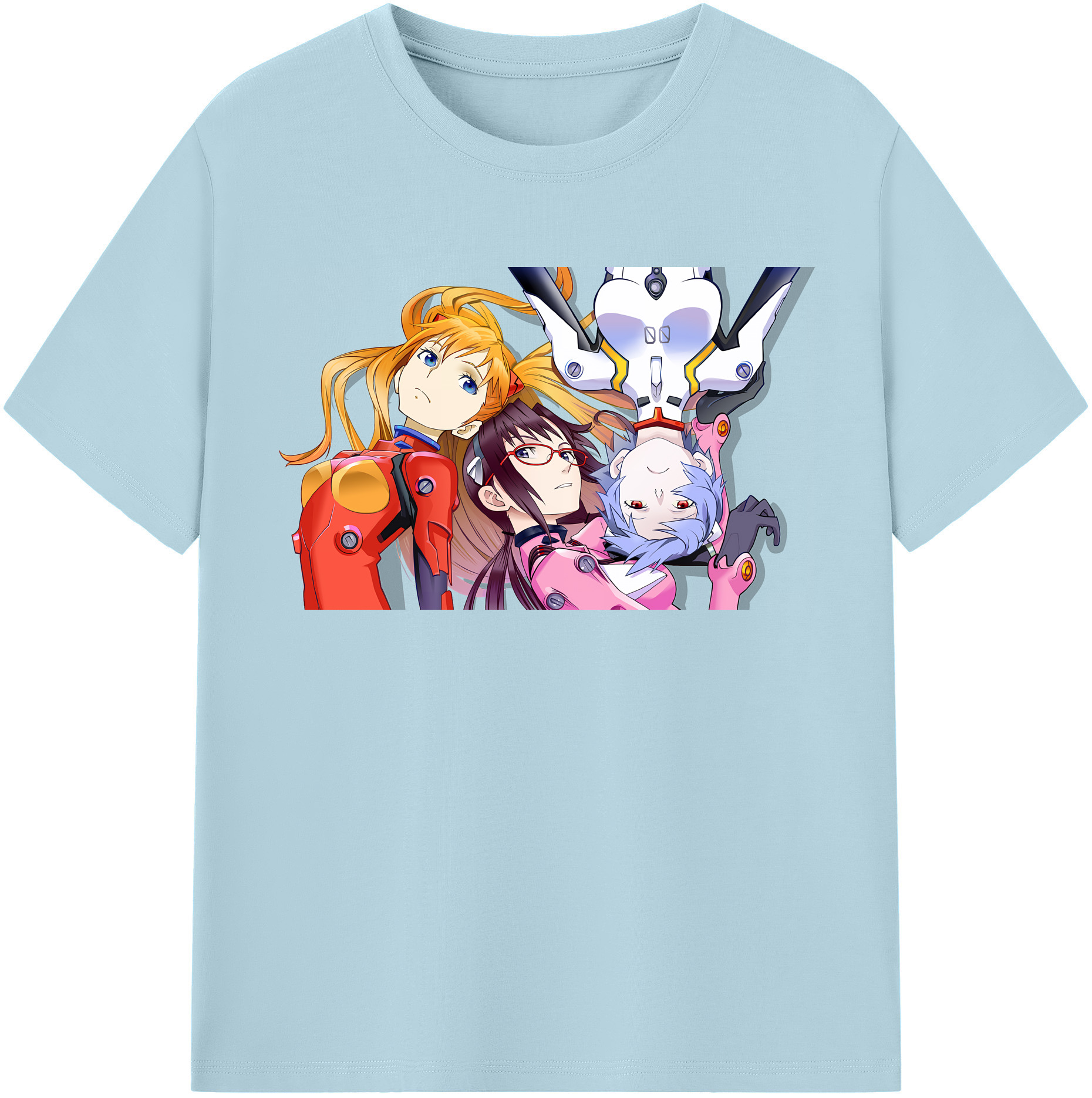 （画像用） EVA 新世紀エヴァンゲリオン 綿100％半袖Tシャツ（フロントプリント）